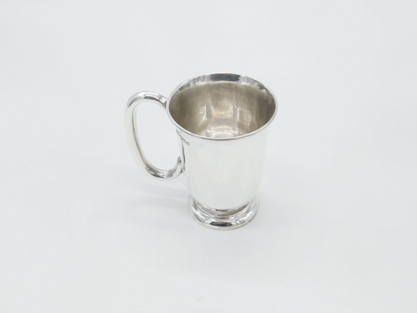 Sterling Silver Tankard Form Christening Cup Vintage 1961 Sheffield Viners Ltd