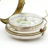 Victorian Sterling Silver Cased Buckmaster, Royston Pocket Watch Antique c1855