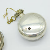 Victorian Sterling Silver Cased Buckmaster, Royston Pocket Watch Antique c1855