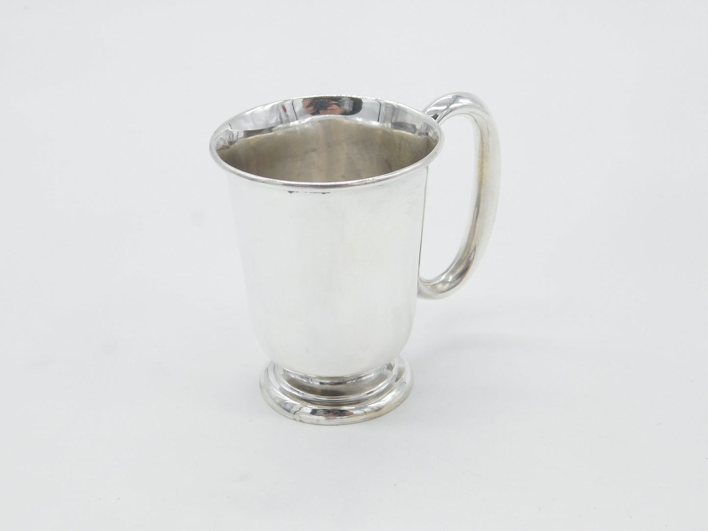 Sterling Silver Tankard Form Christening Cup Vintage 1961 Sheffield Viners Ltd