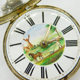 Victorian Sterling Silver Cased Buckmaster, Royston Pocket Watch Antique c1855