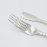 Scottish Provincial Aberdeen Sterling Silver Pair Of Forks George Booth c1820 Georgian