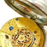 Victorian Sterling Silver Cased Buckmaster, Royston Pocket Watch Antique c1855