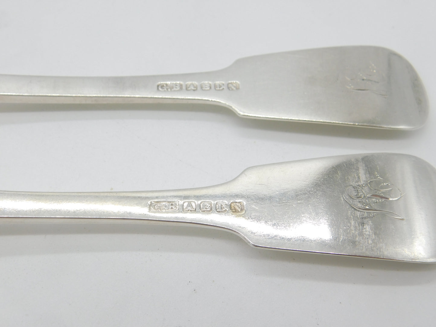 Scottish Provincial Aberdeen Sterling Silver Pair Of Forks George Booth c1820 Georgian