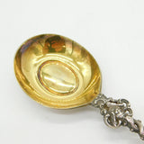 Victorian Sterling Silver Gilt Decorative Apostle Spoon Antique 1874 London