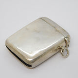 Edwardian Sterling Silver & Enamel 'Liberté' Vesta Case Antique 1907 Chester