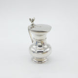 Victorian Hanau Sterling Silver Milk Jug Acorn Finial Karl Kurz Antique c1900