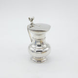 Victorian Hanau Sterling Silver Milk Jug Acorn Finial Karl Kurz Antique c1900