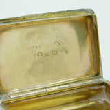 George III Sterling Silver Floral Snuff Box Antique 1797 Birmingham Thomas Shaw