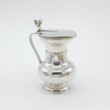 Victorian Hanau Sterling Silver Milk Jug Acorn Finial Karl Kurz Antique c1900