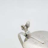 Victorian Hanau Sterling Silver Milk Jug Acorn Finial Karl Kurz Antique c1900