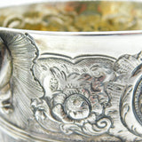 Irish George III Sterling Silver Floral Loving Cup Antique c1770 Dublin