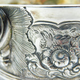 Irish George III Sterling Silver Floral Loving Cup Antique c1770 Dublin