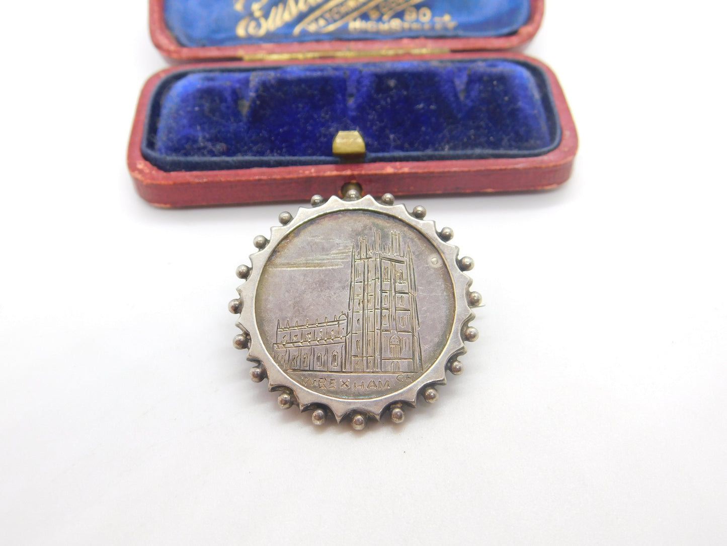 Victorian Charles Horner Sterling Silver Wrexham Cathedral Brooch c1880 Antique