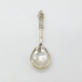 Berthold Muller Edwardian Sterling Silver Bishop Terminal Anointing Spoon 1902