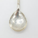 Berthold Muller Edwardian Sterling Silver Bishop Terminal Anointing Spoon 1902