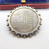 Victorian Charles Horner Sterling Silver Wrexham Cathedral Brooch c1880 Antique