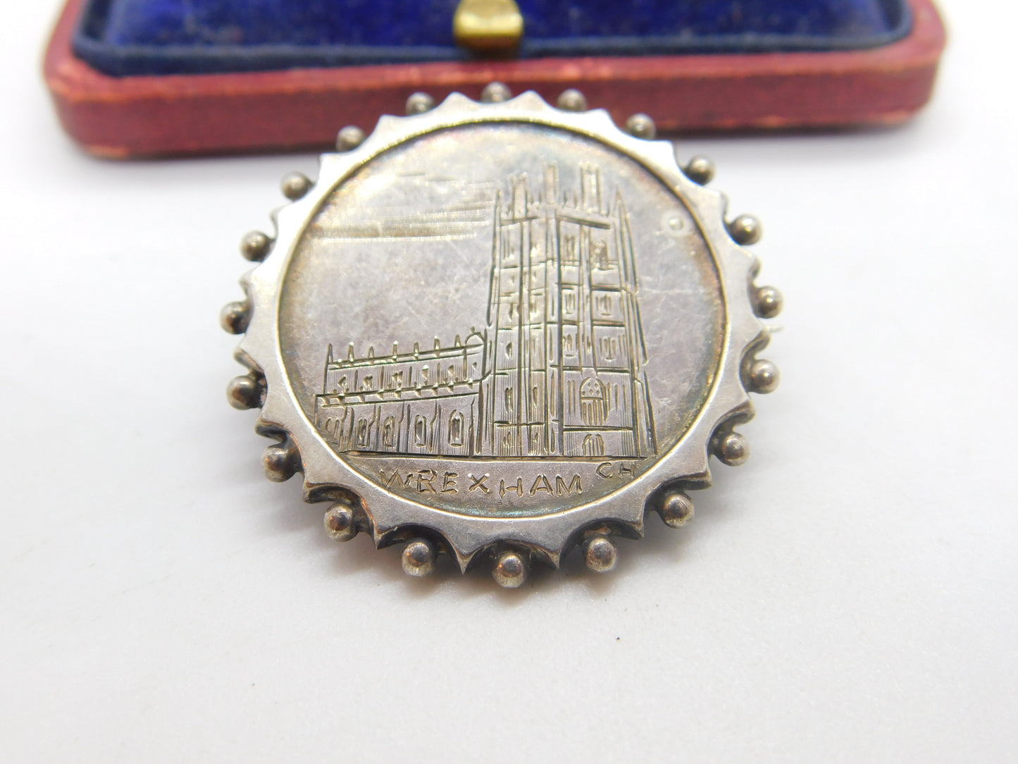 Victorian Charles Horner Sterling Silver Wrexham Cathedral Brooch c1880 Antique