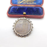 Victorian Charles Horner Sterling Silver Wrexham Cathedral Brooch c1880 Antique