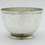George II Sterling Silver Plain Pedestal Bowl Antique 1751 London