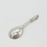 Berthold Muller Edwardian Sterling Silver Bishop Terminal Anointing Spoon 1902