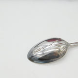 Boxed Set of Edwardian Sterling Silver Tea Spoons & Tongs 1905 Sheffield Antique