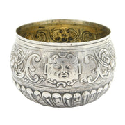 Channel Islands 18th Century Sterling Silver Floral Bowl Antique c1750 Jersey
