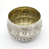 Channel Islands 18th Century Sterling Silver Floral Bowl Antique c1750 Jersey