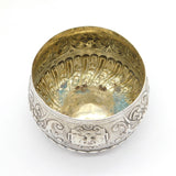 Channel Islands 18th Century Sterling Silver Floral Bowl Antique c1750 Jersey