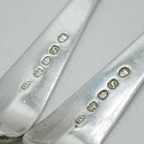 George III Paul Storr Pair of Sterling Silver Dessert Spoons Antique 1793 London