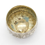 Channel Islands 18th Century Sterling Silver Floral Bowl Antique c1750 Jersey