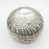 Channel Islands 18th Century Sterling Silver Floral Bowl Antique c1750 Jersey