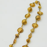 18th Century Spanish Colonial Phillipines Silver Gilt Filigree Reliquary Necklace c1750