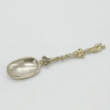 Victorian Sterling Silver Christening Anointing Rat Tail Spoon 1863 London