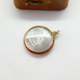 Edwardian 9ct Gold Mounted 'Baden Powell & Earl Roberts' Locket Charm c1910