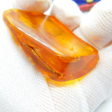 Large Specimen of Natural Baltic Amber with Bugs Enclosed Fossilised Antique