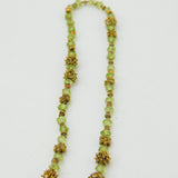 18th Century Spanish Colonial Philippines Silver Gilt & Peridot Reliquary Necklace c1750