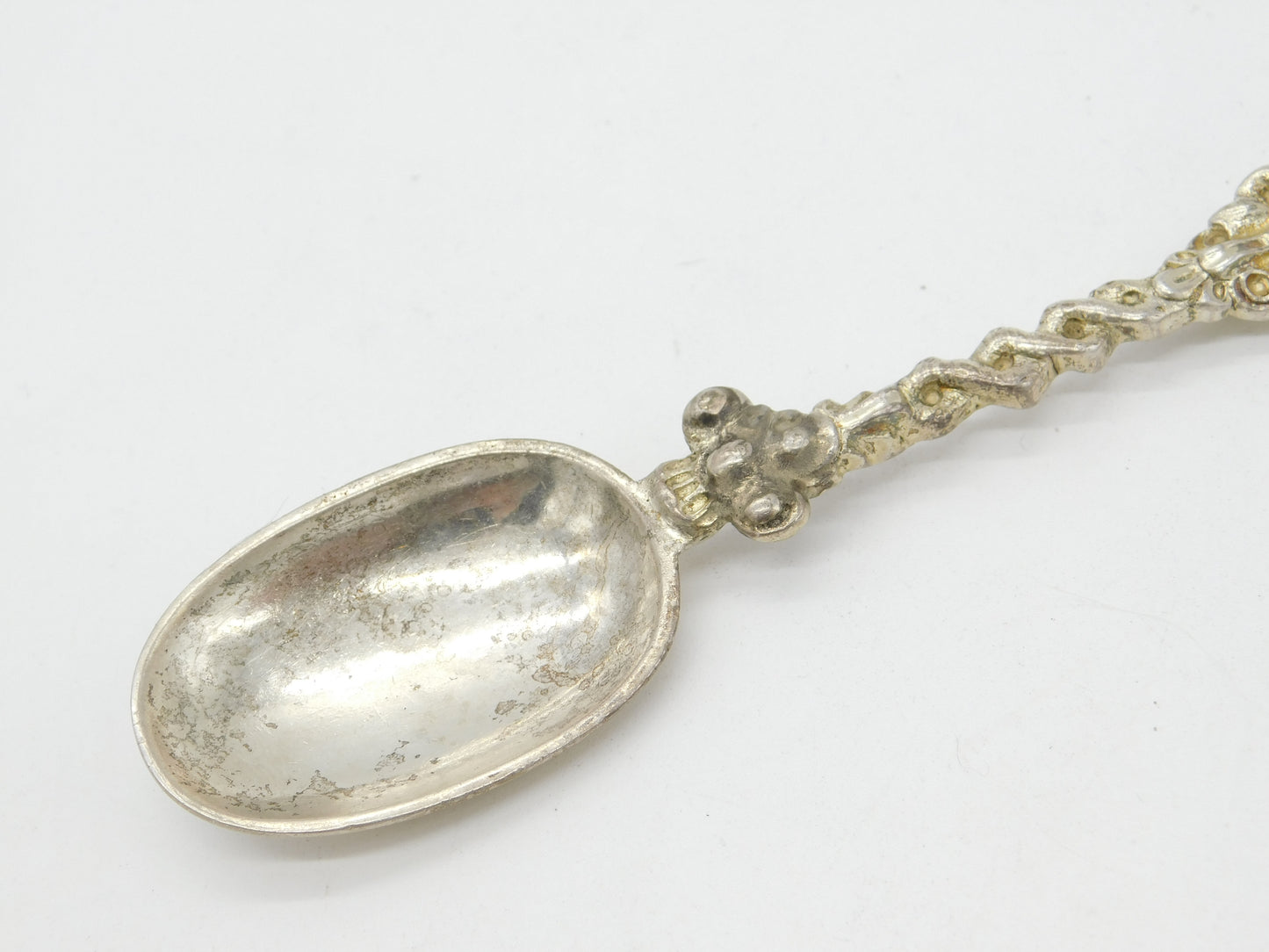 Victorian Sterling Silver Christening Anointing Rat Tail Spoon 1863 London