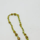 18th Century Spanish Colonial Philippines Silver Gilt & Peridot Reliquary Necklace c1750