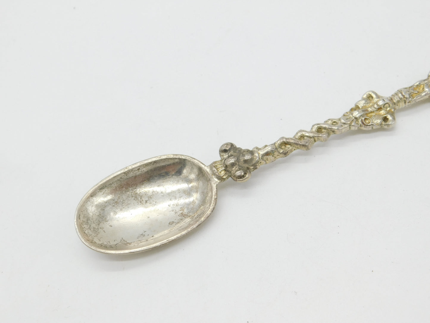 Victorian Sterling Silver Christening Anointing Rat Tail Spoon 1863 London