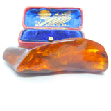 Large Specimen of Natural Baltic Amber with Multiple Insects Enclosed Antique