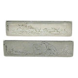 Victorian Sterling Silver Hunting Interest Cutlery Rests Antique 1847 London