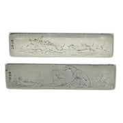 Victorian Sterling Silver Hunting Interest Cutlery Rests Antique 1847 London