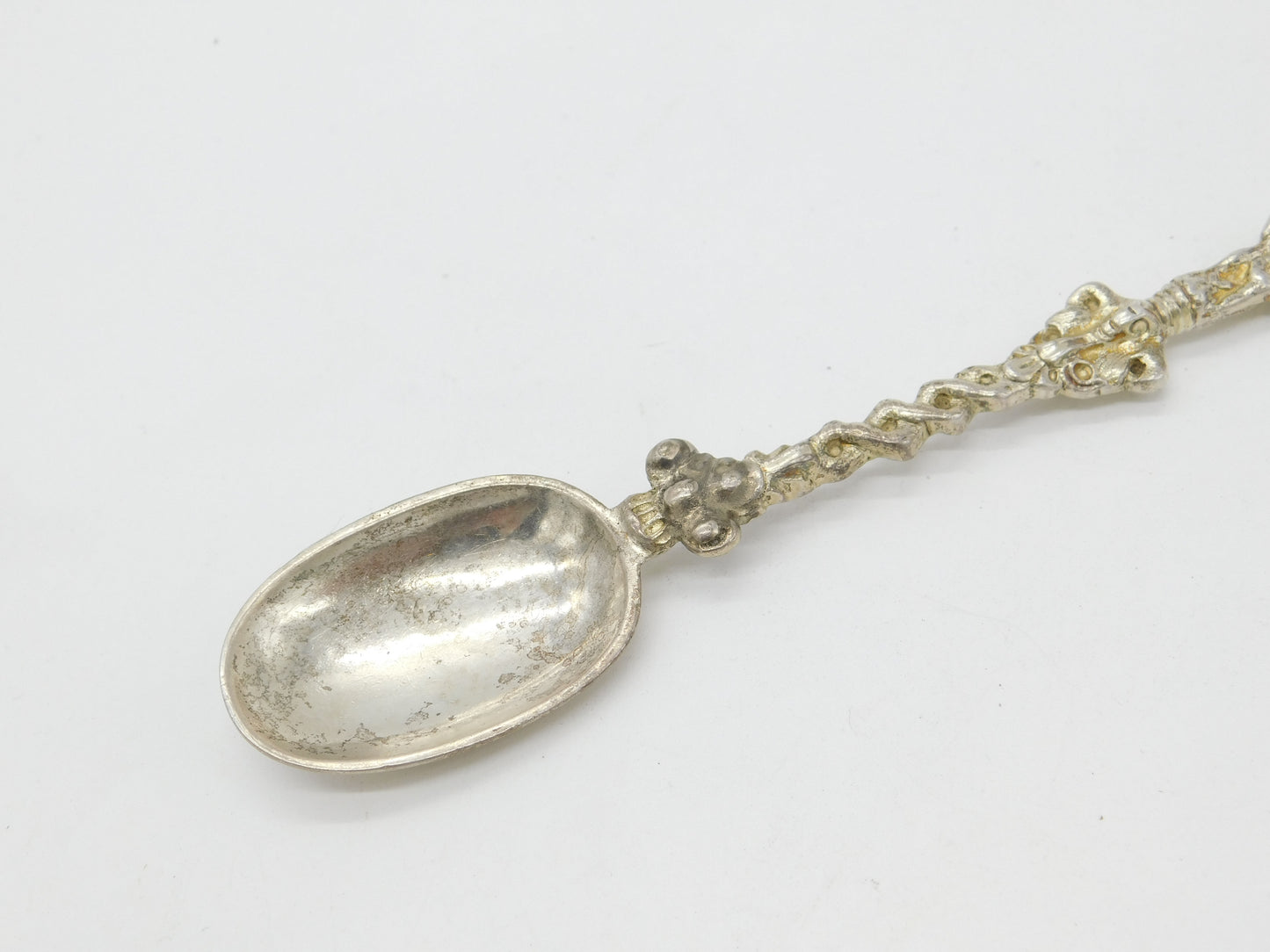 Victorian Sterling Silver Christening Anointing Rat Tail Spoon 1863 London