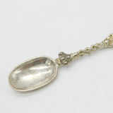 Victorian Sterling Silver Christening Anointing Rat Tail Spoon 1863 London