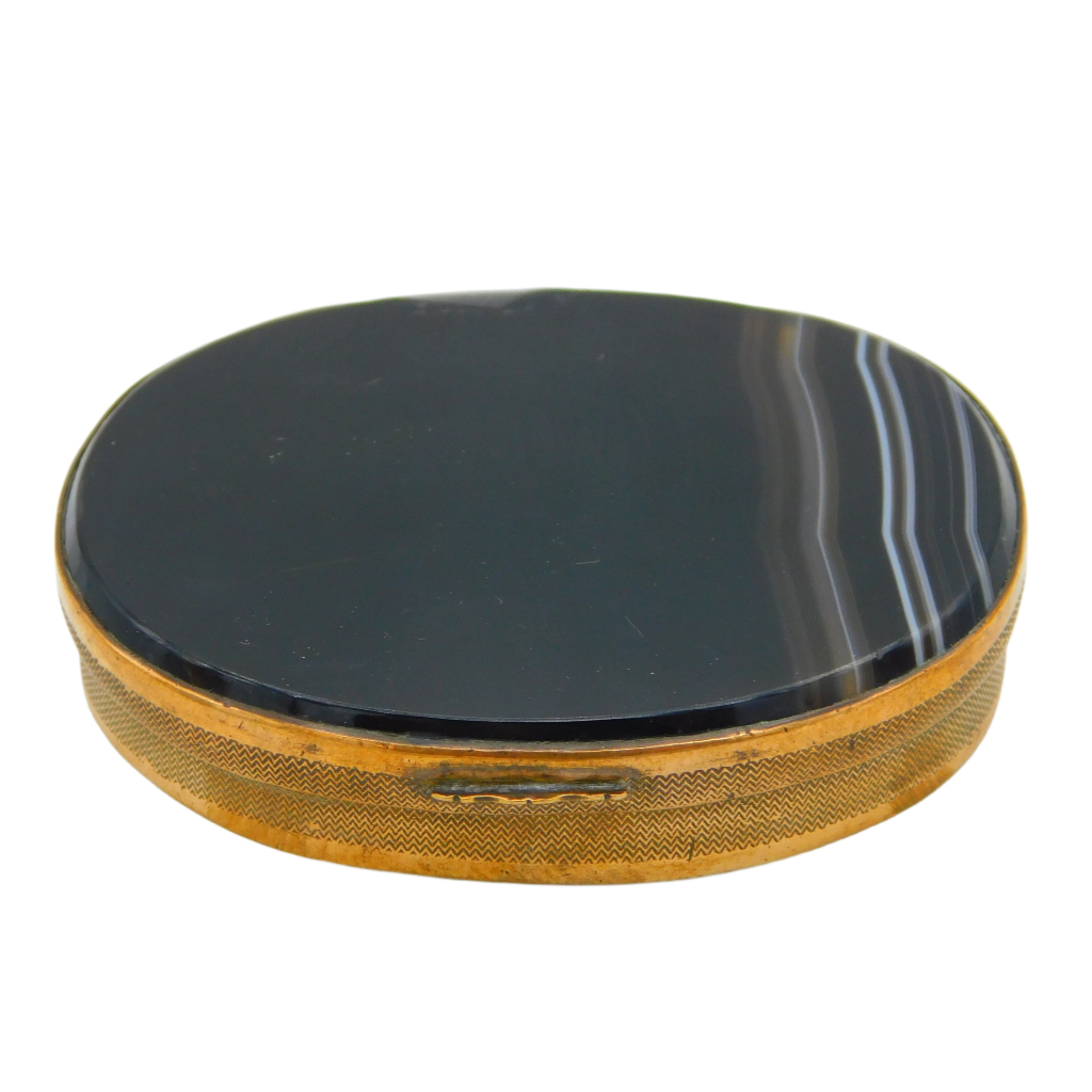 Antique Georgian Agate Snuff Box