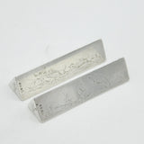 Victorian Sterling Silver Hunting Interest Cutlery Rests Antique 1847 London