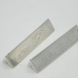 Victorian Sterling Silver Hunting Interest Cutlery Rests Antique 1847 London