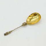 Victorian Sterling Silver Gilt Apostle Terminal Tea Caddy Spoon 1872 London