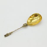 Victorian Sterling Silver Gilt Apostle Terminal Tea Caddy Spoon 1872 London